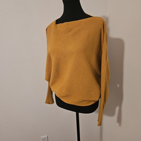 Anthropology yellow dolman sweater - Picture 3 of 3